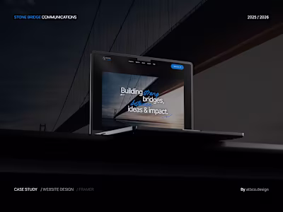 Landing Page Design | Framer | Figma