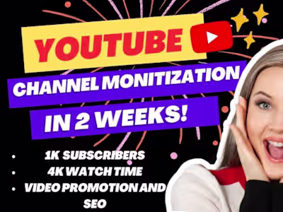 I'll do Complete YouTube Monetization