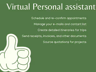 Appointment setter/ personal assistant 