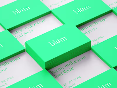 blüm brand identity