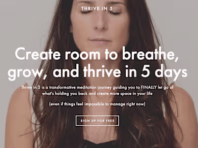 Social Media Email List Growth Strategy for Mindfulness Coach