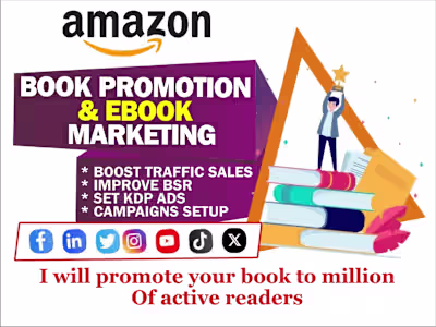 Bestseller Book Marketing /Sales expert