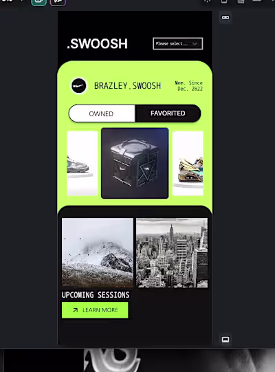 Dot Swoosh Prototype on Vimeo