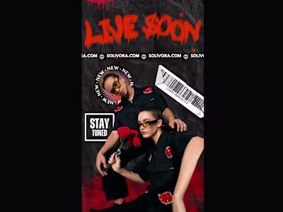 Instagarm story post for an apperal brand.