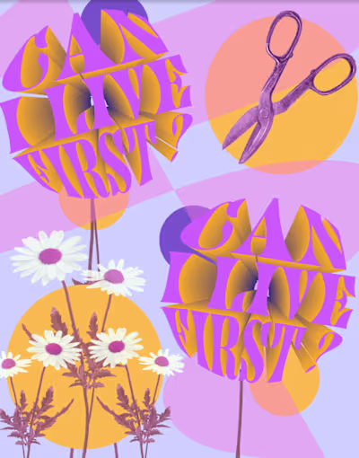 Text Poster design 