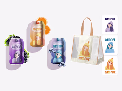 Mascot logo and Packaging for a Local Startup Company