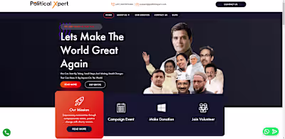 Political Xpert - Website Design