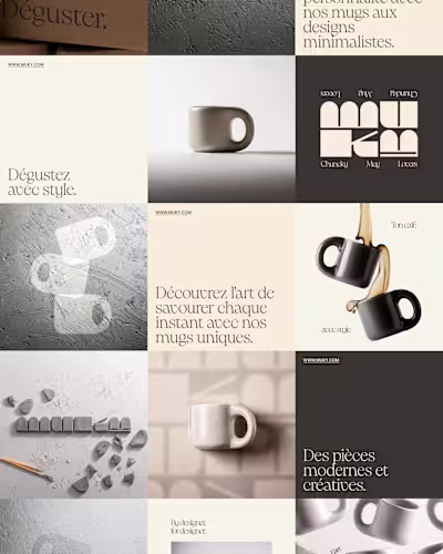 ☕️ Muky ☕️ (Branding) The Chuncky Mug for a productive morni...