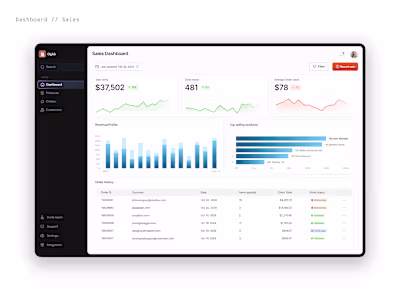 product design UI shots || web apps, saas ...