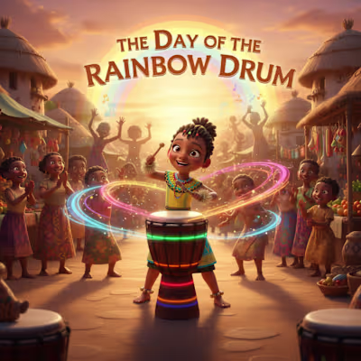 Project: The Day of the Rainbow Drum A vibrant African-inspi...