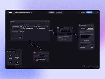 An AI Application in 8 clicks