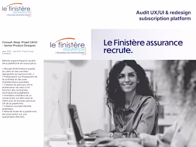 UX/UI Redesign of subscript° Platform