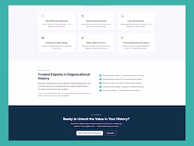 Redesigned and built a marketing