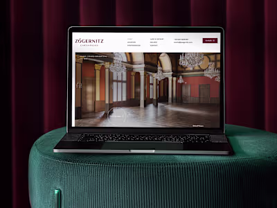 Casino Zögernitz Website Development for Vienna Palace