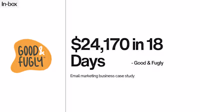 Klaviyo Email Marketing Strategy Build-Out