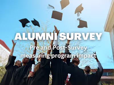 Alumni Survey: Measuring Pre and Post-Program Impacts