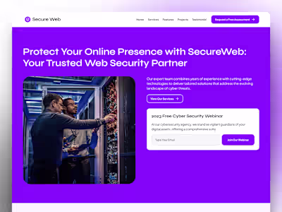 SecureWeb - Security Service Agency