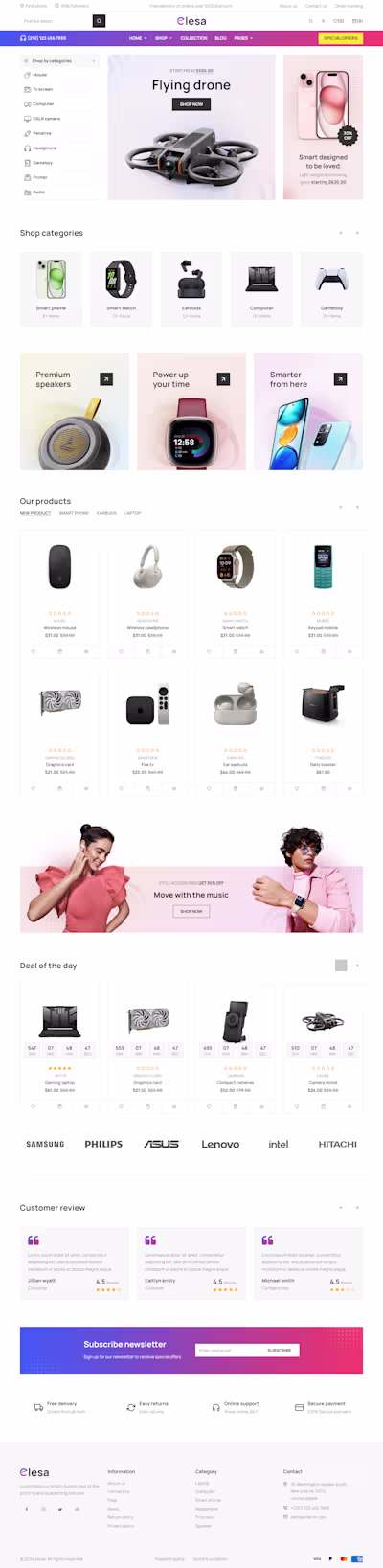 Electronics & Gadgets Ecommerce Store
