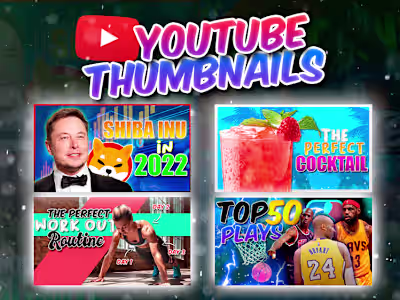 Youtube Thumbnails Designs