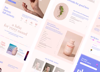 Women wellness ecommerce website