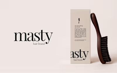 Brand Package Design for Masty Hair.