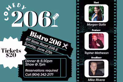 Social Media Copy for Comedy Show