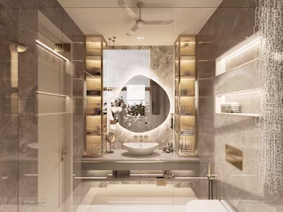 Modern & Luxurious Hotel Bathroom