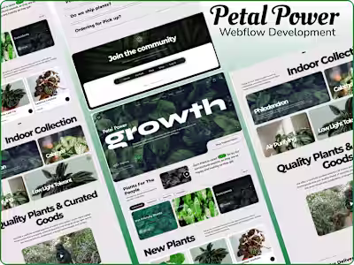 Petal Power - Webflow Development