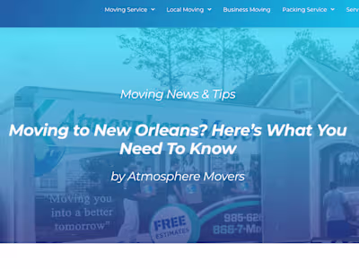 Atmosphere Movers | Client Blogs