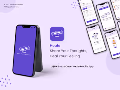 UI/UX Study Case: Healo Mobile App