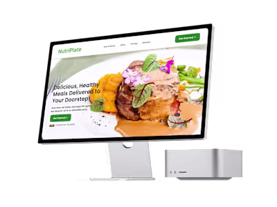 Nutriplate: A High-Converting Nutrition Landing Page🍽️