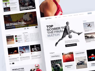 Sports news websites