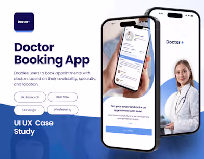 Doctor App UI UX Case Study