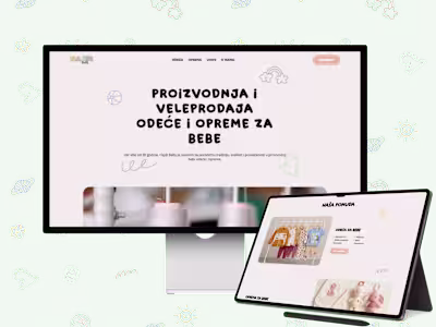 Hajdi Baby – B2B Wholesale Landing Page