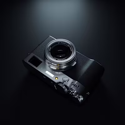 Fujifilm X100v - Modeling, Texturing & Rendering on Behance