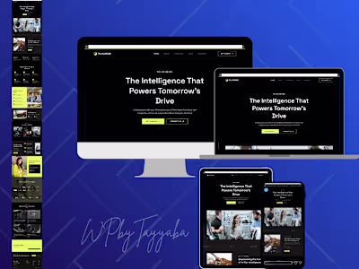 Automotive AI Solutions Website