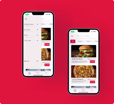Foodie , food delivering app . 