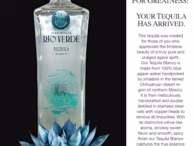 Hacienda Rio Verde Tequila Ad