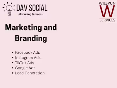 Branding and Marketing