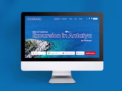 Yacht Tour Web Design