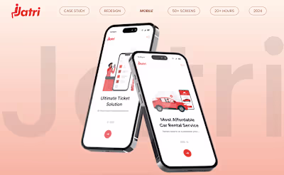 Jatri Reimagined: A Modern UI/UX Transformation :: Behance