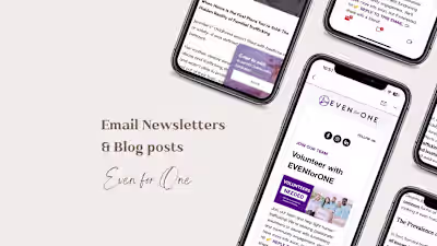 Enhancing Awareness: Email Campaigns and Blog Posts