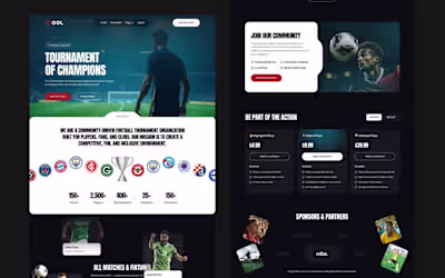 Introducing Goal A sports live streaming template built for ...