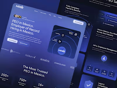 Responsive Website Design for Human Resources Mexico