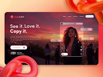 CopyCart is a social commerce platform that turns lifestyle ...