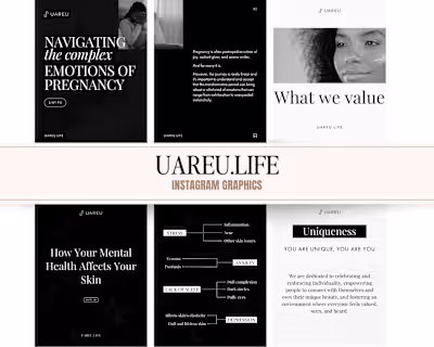 Social media management for an organic skincare brand