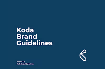 Koda Techno Brand Guideline | Brand Identity