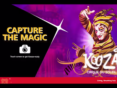 Cirque du Soleil - Augmented Reality (AR)