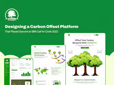 Carbon offset platform || Won IBM Call for Code