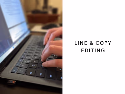 Line and Copy Editing - Science Fiction Book Series